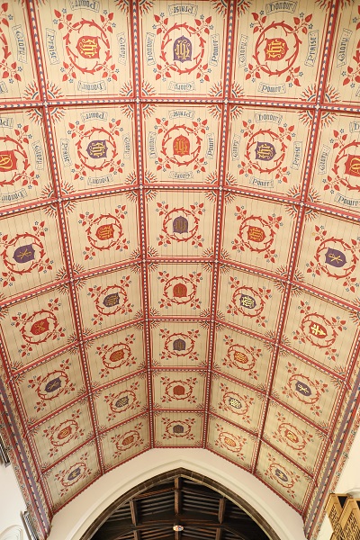 Chancel ceiling
